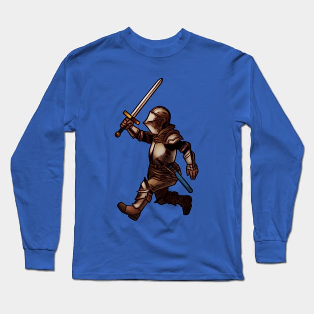 Little Knight Long Sleeve T-Shirt by LuizFerrarezzi